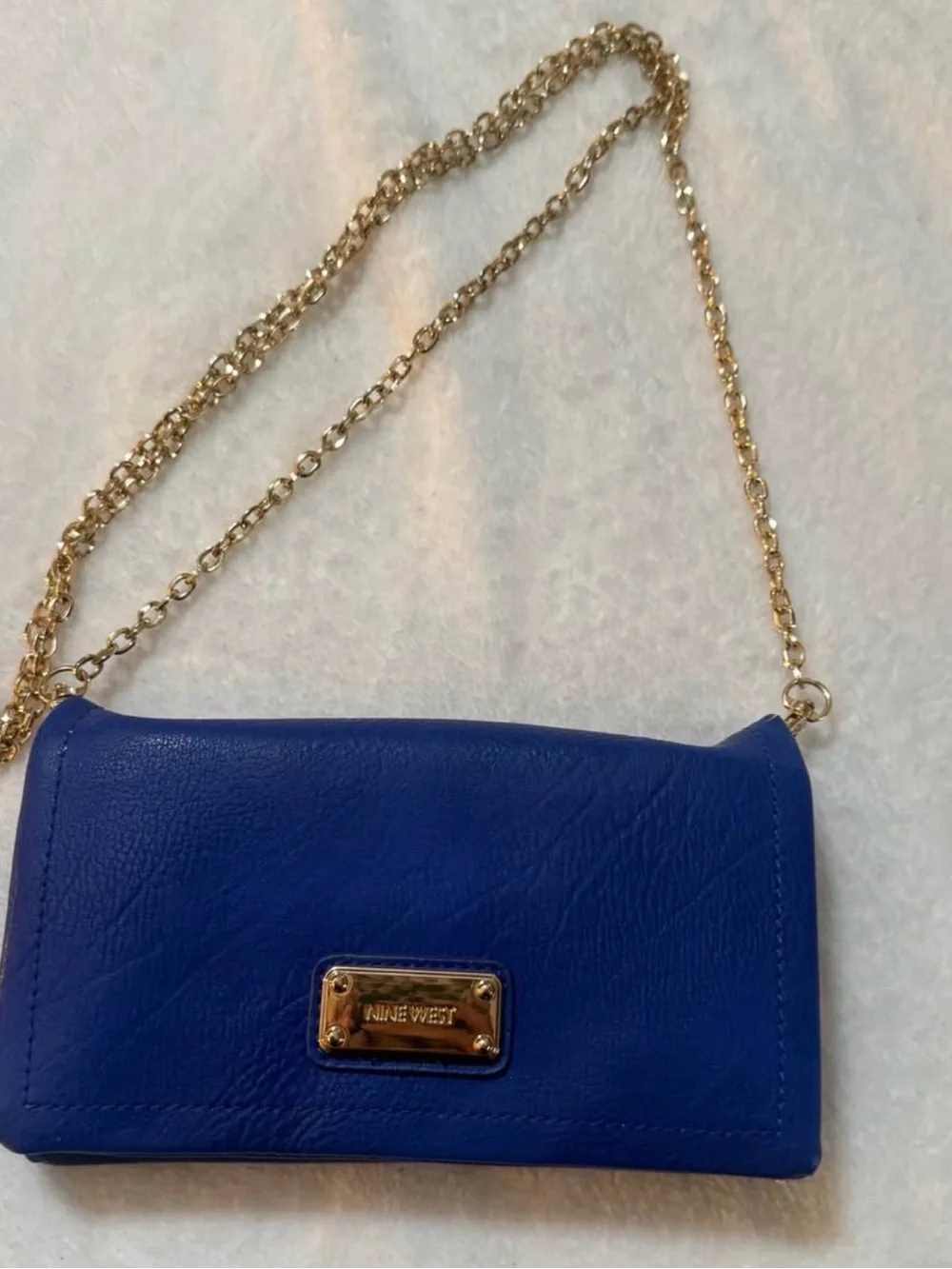 Nine West Blue Crossbody Wallet Purse 💙